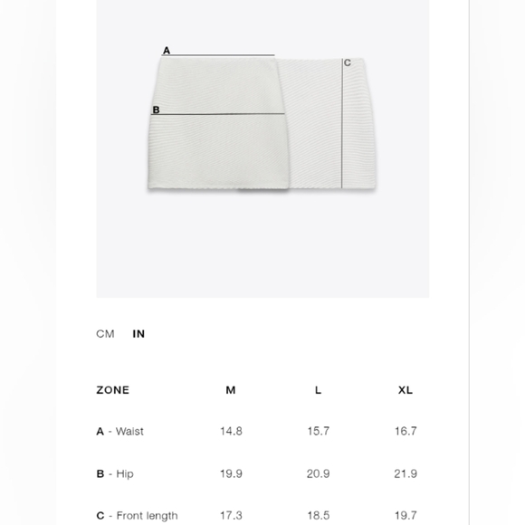 Zara Trimmed Mini Skirt - Picture 5 of 5